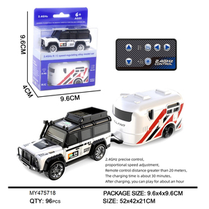 NUOVO Modellino <span class=keywords><strong>Auto</strong></span> in Scala 1:64, Veicolo RC Fuoristrada Mini 2.4G, <span class=keywords><strong>Auto</strong></span> Telecomandata con Rimorchio, Modello in Lega, Velocità Regolabile - Product Image 6