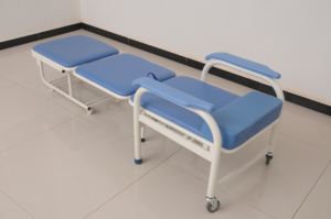 L'<span class=keywords><strong>hôpital</strong></span> de métal canapé chaise <span class=keywords><strong>lit</strong></span> pliable et accompagner utilisé pour la chambre du patient - Product Image 6