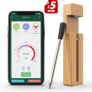 GAIMC GWT200 sonde en acier inoxydable de qualité alimentaire thermomètre de barbecue