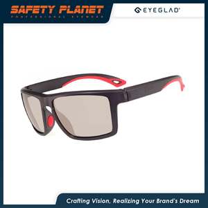 Gafas de sol clásicas atractivas UV400 Gafas de sol informales de plástico rosa con puntas elegantes y diseño de moda único - Product Image 6