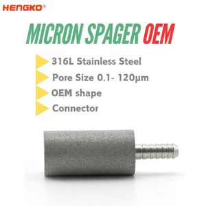 Tùy chỉnh Y Tế cấp thiêu kết thép không gỉ micron bong bóng khuếch tán Ozone oxy cacbonat đá sparger - Product Image 2