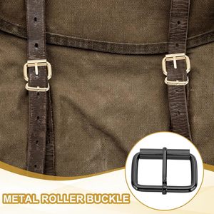 Metal <b>Roller</b> Buckle Pcs Inch Mm Belts Hardware Multi Purpose Pin Buckles For <b>Bags</b> Leather Belt Strap DIY Crafts Dog Leash Black - Product Image 4