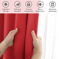 Rideau thermique occultant en polyester à motif drapeau de Samoa, pour la rénovation intérieure des espaces de vie