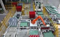 Système de convoyeur à rouleaux automatisé à usage intensif Maxsen Entrepôt de transport de palettes empileur Destacker