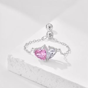 Joyería de Diseño Exclusivo Dylam para Mujer, Plata S925 con Baño de Rodio y Oro de 18K, Cadena de Eslabones con Circonitas 5A Dobles, Ajustable - Product Image 4