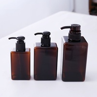 Botellas de Plástico PETG Cuadradas al por Mayor para Jabón de Manos, Champú y Loción, con Pulverizador, 250ml, 450ml, 650ml, con Muestra Gratis