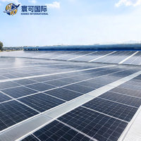 Structure de montage solaire photovoltaïque légère pour toitures, conçue pour les bâtiments industriels, système de montage photovoltaïque commercial et industriel