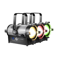 Profession elle 350W RGBWA LED Fresnel Zoom TV Studio Theater Projektions leuchten