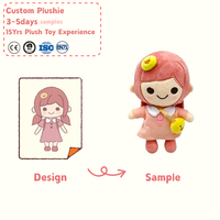 Peluche personnalisée avec vêtements amovibles, peluche au design personnalisé, peluche kawaii, fabricants de peluches personnalisées