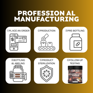 Mezcla de proteínas de café personalizada de etiqueta privada Café de colágeno en polvo - Product Image 6