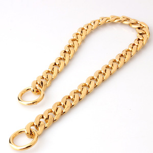 <span class=keywords><strong>Collier</strong></span> de luxe en acier inoxydable <span class=keywords><strong>pour</strong></span> chien, chaîne dorée <span class=keywords><strong>pour</strong></span> animaux de compagnie de petite et moyenne taille, idéal <span class=keywords><strong>pour</strong></span> les boulys de combat - Vente en gros - Product Image 3