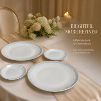 Service de table Besta, nouvelle conception, vaisselle en porcelaine fine, assiettes en céramique, assiette de mariage
