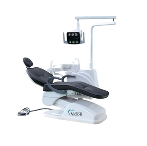 Équipement dentaire, fauteuil dentaire de luxe pour clinique dentaire, unité dentaire avec tabouret dentaire, lampe à 6 LED, siège en microfibre premium, cuir - Product Image 1