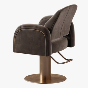 Sillón de Barbería Moderno y de Lujo, Resistente, con Materiales de Cuero y PU para Peluquería - Product Image 5