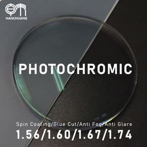 Lentes graduadas para protección <span class=keywords><strong>de</strong></span> ojos, lentes fotocromáticas oscuras multicolores asféricas 1,56/1,60/1,67, prescription X que cambian <span class=keywords><strong>de</strong></span> color MR-8 - Product Image 2