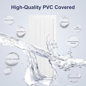 Kit de porte de grange GUJIE DIY à 2 vantaux - Emballage plat à démonter, facile à assembler et à installer - Product Image 5