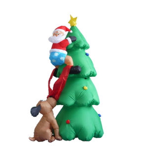 Outlet Advertising 9ft aufblasbarer Weihnachts mann und Baum für Event dekoration Außenwerbung - Product Image 3