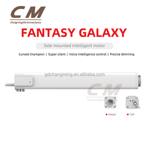 Nhà Thông Minh Rèm theo Dõi Wifi cơ giới thông minh đường sắt rèm tự động động cơ với theo dõi - Product Image 4