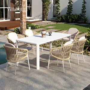 Conjunto de Muebles de Aluminio para Exteriores, Resistentes a la Intemperie, Sillas y Mesa de Comedor para Patio, Jardín o Restaurante - Product Image 2