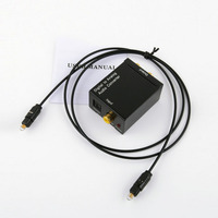 Decodificador de sonido de audio óptico a analógico DTS digital de 5,1 canales coaxial a RCA