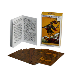 高品质纸质塔罗牌套装批发印刷塔罗牌卡带指南 - Product Image 3