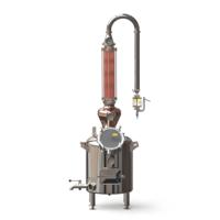 Distillateur d'huiles essentielles en acier inoxydable 120L, machine d'extraction d'hydrolat pour lavande et rose