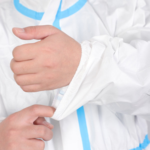 Pakaian pelindung penutup proteksi tinggi sekali pakai setelan lompat untuk semprot dicat, rumah sakit, pertanian, Mineral - Product Image 4