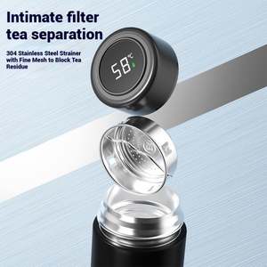 Botella Térmica de Acero Inoxidable Premium a Prueba de Fugas con Pantalla Inteligente para Oficina y Escuela - Product Image 4