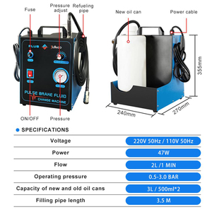 Equipo Portátil de Alta Calidad para el Cuidado del Automóvil, Reemplazo de Aceite por Pulsos, Control Inteligente, Purificador de Fluidos para Fábrica - Product Image 2