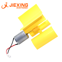 Turbine éolienne Miniature à axe Vertical w, petit moteur à courant continu, kit d'assemblage autonome, lame de ventilateur + générateur + LED 5mm