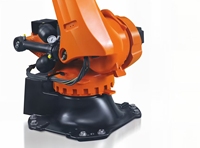 Bras robotisé industriel KUKA KR 180 R2900-2 à 6 axes, charge utile de 180 kg, portée de 2900 mm