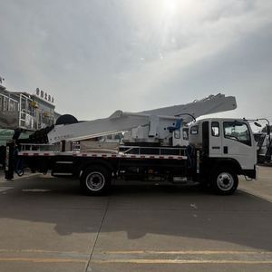 Camion léger Sinotruk HOWO, véhicule de travail aérien à flèche pliante de 25 m, transmission 4x2, stabilisateurs de type H pour les travaux en espace restreint - Product Image 6