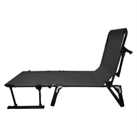 Lits de camping pliants portables modernes ergonomiques professionnels chaise d'extérieur pliable pour adultes