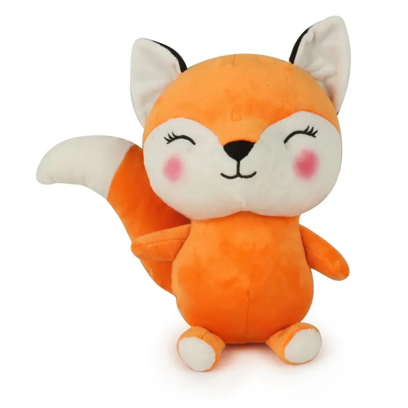 BSCI Plush Toy Factory Custom Cute Kawaii Super Soft Fox Stuffed Fox For Kids Gifts Stuffed Animals Customized Plush Fox Toys