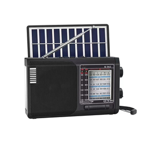 Handheld Factory 8 Band Solar Powered FM AM SW Radio with MP3 Player and Portable Wrist Strap Multi Band Radio Camping Outdoor - Product Image 1