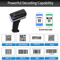 Lector de Códigos de Inventario de Gran Capacidad JINGXIN, Lector de Tarjetas RFID UHF Inalámbrico, Escáneres de Códigos de Barras Portátiles