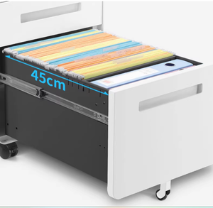 Hiện đại 3-<span class=keywords><strong>Drawer</strong></span> kim loại di động bệ tủ với bánh xe đa chức năng nội thất văn phòng cán Tủ lưu trữ - Product Image 5