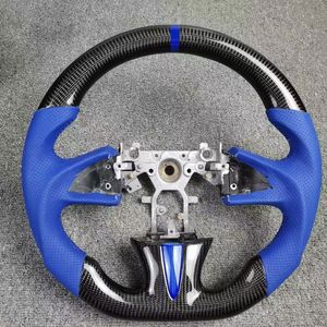 Volant de <span class=keywords><strong>sport</strong></span> pour <span class=keywords><strong>Infiniti</strong></span> Q50 2013 2014 2015 2016 2017 2018 2019 Volant de <span class=keywords><strong>sport</strong></span> en cuir perforé en fibre de carbone - Product Image 2