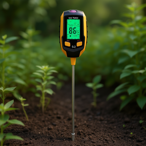 Testeur de pH du sol S-2, numérique, LCD, humidité, température, salinité, pour plantes de jardin et semis - Product Image 2