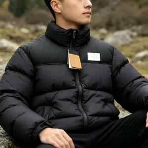 Manteaux en duvet pour hommes Original <span class=keywords><strong>North</strong></span>, parka en duvet de luxe de qualité supérieure pour hommes avec capuche en fourrure, sac anti-poussière pour l'hiver, <span class=keywords><strong>face</strong></span> lisse - Product Image 2