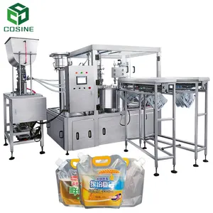 Automatic liquid and paste fresh almond soy milk cream cheese honey liquid sachet filling packaging machine