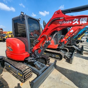 รถขุดขนาดเล็กญี่ปุ่น U30 3 ตัน สำหรับเครื่องยนต์ Kawasaki PLC มอเตอร์ KYB กระบอกไฮดรอลิก ปั๊มไฮดรอลิกทรงพลัง เครื่องมือจักรกลมือสอง ปี 2023 - Product Image 3