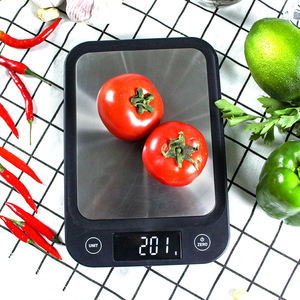 스테인레스 스틸 플랫폼 AAA 배터리 LED 완벽한 베이킹 프로 5Kg 주방 음식 규모 - Product Image 2