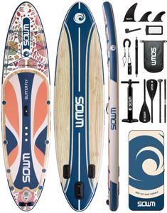 สินค้ามาใหม่ กระดานยืนพายแบบเป่าลม ขนาด 11'*33''*6'' ผลิตในจีน รุ่น SW03/3 วัสดุดรอปสติทช์ - Product Image 1