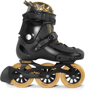 Patins à roulettes pour hommes 3 roues motrices 110 mm - Patinage urbain de vitesse avec roulements ABEC-9, support de cheville rigide, <span class=keywords><strong>frein</strong></span> en option - Product Image 3