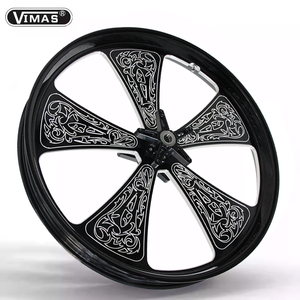 Vente directe usine Nouvelle jante de moto forgée VIMAS LG216 26 pouces Noir Blanc Garantie un an pour Softail - Product Image 2