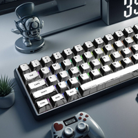 Capuchons de touches de clavier mécanique en PBT Cherry, 74/135 touches, thème de bande dessinée Anime russe, accessoires d'ordinateur de jeu personnalisés à faire soi-même