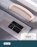 Ensemble d'articles de toilette d'hôtel de luxe 5 étoiles personnalisé et écologique : brosse à dents, cosmétiques, shampoing, gel douche, savon