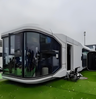 Maisons préfabriquées portables de luxe conçues sur mesure Space Pods mobiles Maisons capsules portables haut de gamme