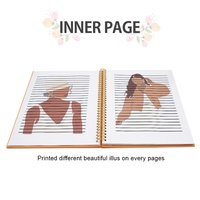 Carnets 2027 personnalisables avec impression sur mesure, format A4 A5, reliure spirale, lignés, couverture cartonnée, journal